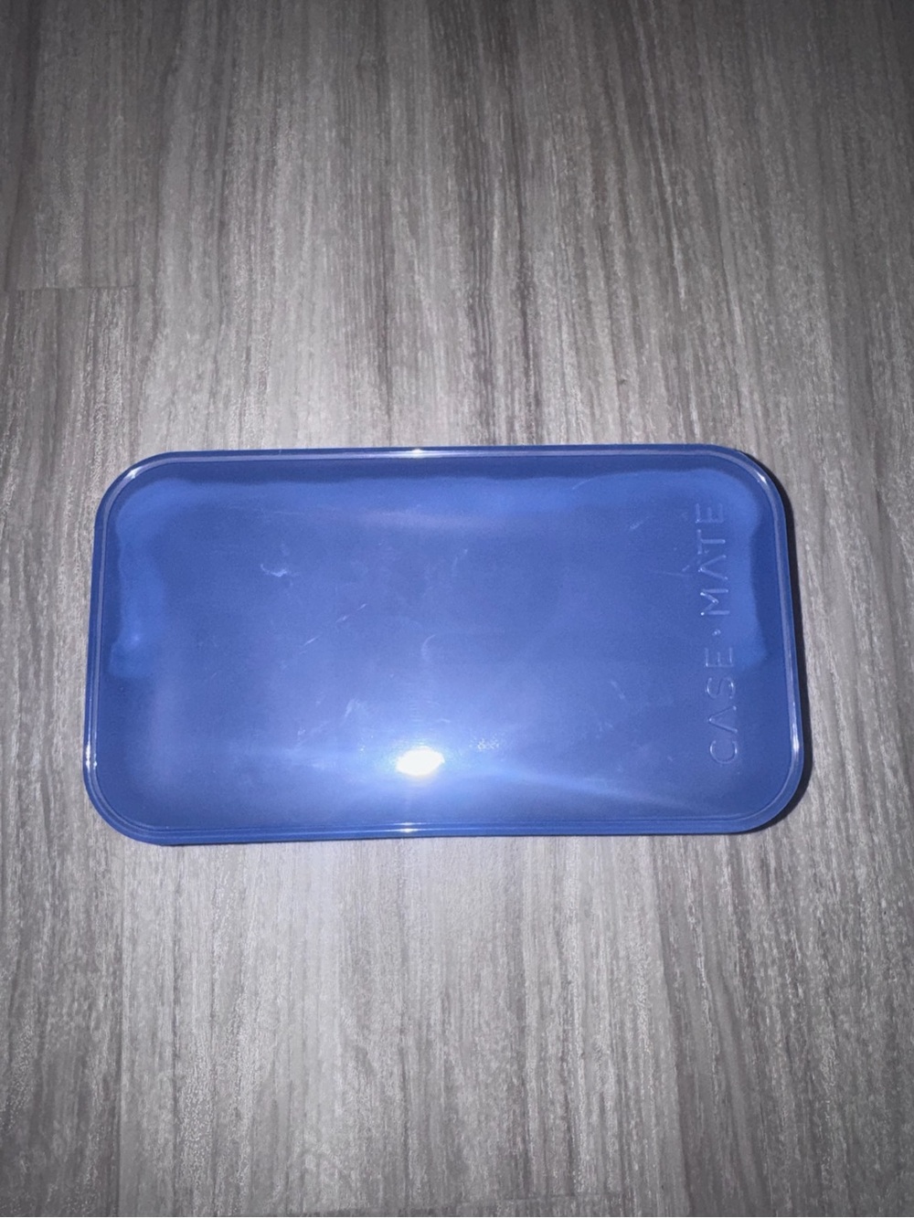 case-mate Blue Jelly Makeup Bag